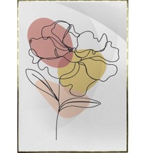 SHOP365 Çiçekler Bitki Botanik Illüstrasyon Poster P-000721