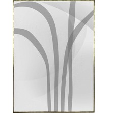SHOP365 Yapraklar ve Şekiller Karışık Renkler Modern Poster P-000921