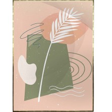 SHOP365 Çeşitli Objeler Pastel Renkler Modern Tuval Modern Sanat Poster P-000296