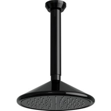 Vitra Liquid Tavandan Duş Başlığı Parlak Siyah A4575039
