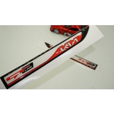 DK Tuning Kia Gt Line Sportage Yan Aynalar ve Çamurluk Yanı Damla Desen Bıçak Logo Arma Seti