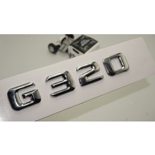 DK Tuning Benz G320 Bagaj Krom Metal 3m 3D Yazı Logo