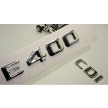 DK Tuning Benz E 400 Cdi Bagaj Krom Metal 3m 3D Yazı Logo