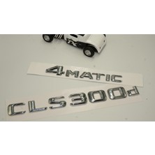 DK Tuning Benz Cls 300D 4matic Bagaj Krom Metal 3m 3D Yazı Logo