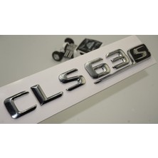 DK Tuning Benz Cls 63S Bagaj Krom Metal 3m 3D Yazı Logo