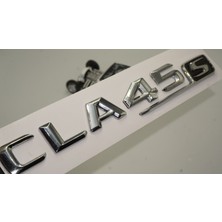 DK Tuning Benz Cla 45S Bagaj Krom Metal 3m 3D Yazı Logo