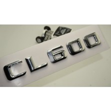 DK Tuning Benz CL600 Bagaj Krom Metal 3m 3D Yazı Logo