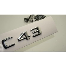 DK Tuning Benz C43 Bagaj Krom Metal 3m 3D Yazı Logo