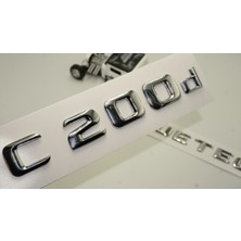 DK Tuning Benz C 200D Bluetec Bagaj Krom Metal 3m 3D Yazı Logo