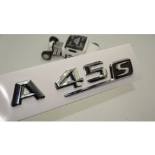 DK Tuning A45 S Bagaj Krom Metal 3m 3D Yazı Logo