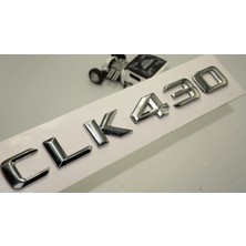 DK Tuning Benz Clk 430 Bagaj Krom Metal 3m 3D Yazı Logo