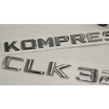 DK Tuning Benz Clk 320 Kompressor Bagaj Krom Metal 3m 3D Yazı Logo