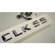 DK Tuning Benz Clk 55 Bagaj Krom Metal 3m 3D Yazı Logo