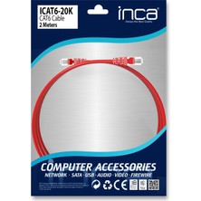 Inca Cat 6 Kablo 2 Metre ICAT6-20K