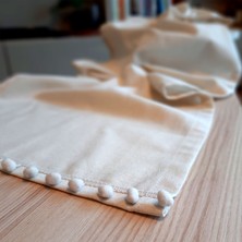 Arasta Design Keten Natural Krem Rengi Runner, 40X140 cm
