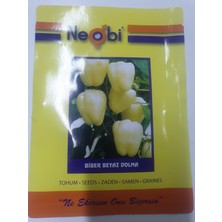 Neobi Beyaz Dolmalık Biber Tohumu 10 Gram