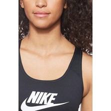 Nike Swoosh Futura Bra Siyah Kadın Antreman Sütyeni