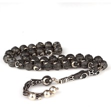 Tesbih Sepetim Ayyıldız Tamamı 925 Ayar Gümüş Tesbih