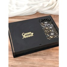 Masalsı Concept 14 Şubat Sevgililer Günü Hediyesi Özel Ahşap Kutuda  Kuran-I Kerim Seccade, Kitap Ayracı Manevi Set
