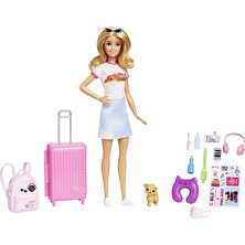 Barbie® Seyahatte Bebeği ve Aksesuarları HJY18