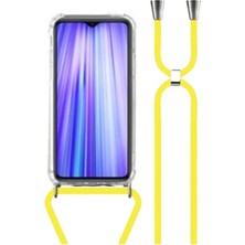 TahTicMer Samsung Galaxy A80 Uyumlu Kılıf Silikon Ipli Boyundan Askılı Darbe Emici Antishock Kapak Tpu