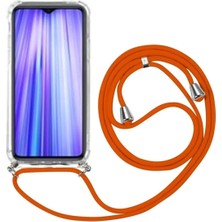 TahTicMer Xiaomi Poco X3 Gt Uyumlu Kılıf Silikon Ipli Boyundan Askılı Darbe Emici Antishock Kapak Tpu