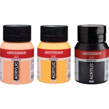 Amsterdam Akrilik 500 ml 3lü Set