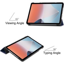 Shin-Wo Oppo Pad Air Flip Folio Ultra İnce Pu-Deri Sert Kapak Tablet Kılıfı (Yurt Dışından)