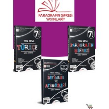 Paragrafın Şifresi Yayınları 7.Sınıf Tam Set 3