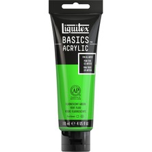 Liquitex Basics Akrilik 118ML - Fluorescent Green N.985
