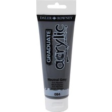 Daler Rowney Graduate Akrilik Boya 120ML 084 Natural Grey