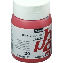 Pebeo Studio Akrilik Boya 500ML N:20 Quinacridone Scarlet
