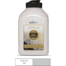 Artdeco Gold Multi Surface Akrilik Boya 500 Ml. 343 Sıcak Gri