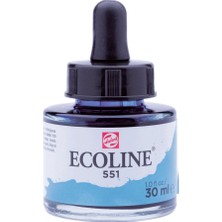 Talens Ecoline Sıvı Suluboya 30ML 551 Sky Blue Light