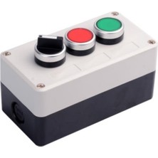 Motorobit Mandal Switch ve Ikili Kırmızı / Yeşil Push Buton Kutusu