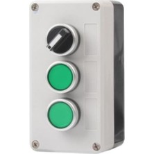 Motorobit Mandal Switch ve Ikili Yeşil Push Buton Kutusu
