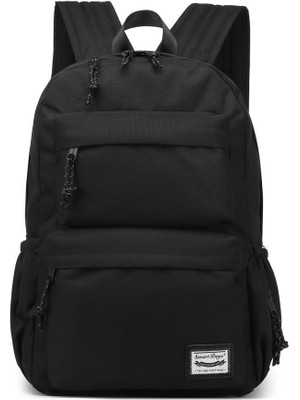 Smart Bags Okul Boyu Sırt Çantası 3154 Siyah Su Geçirmez Büyük Boy Malezya Menşeli