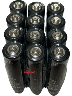 Eyepc 12 Adet Standart  Aaa Ince Kalem Pil Uzaktan Kumanda El Feneri Pili