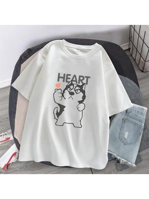 Touz Moda  Çift Kombini Heart T-Shirt