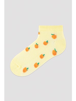 Penti Kız Çocuk Fruit Garden 4lü Patik Çorap