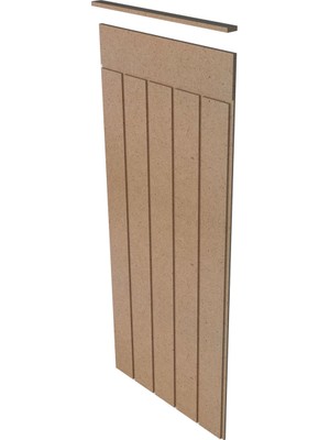 Bangu Dekoratif Duvar Paneli, Boyanabilir Ahşap 10 mm Ham Mdf Duvar Paneli