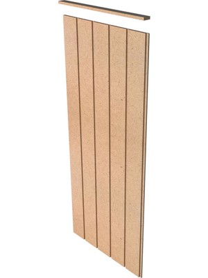 Bangu Dekoratif Duvar Paneli, Boyanabilir Ahşap 10 mm Ham Mdf Duvar Paneli