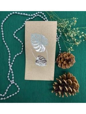 Kidspartim Gümüş Yaldızlı Kraft Deve Tabanı Peçete