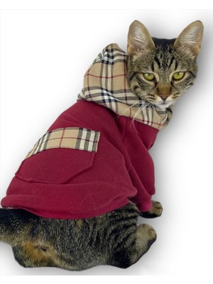 Kemique Bb Limited Bordo Duo Kapşonlu Kedi Sweatshirt