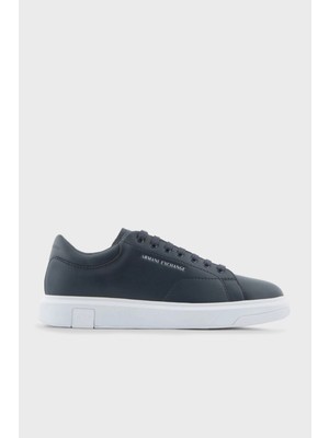 Armani Exchange Logolu Deri Sneaker Ayakkabı Erkek Ayakkabı XUX123 XV534 00285