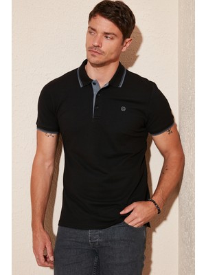 Buratti % 100 Pamuk Düğmeli Regular Fit Polo Yaka T Shirt Erkek POLO YAKA T SHİRT 5902118