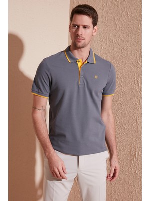 Buratti % 100 Pamuk Düğmeli Regular Fit Polo Yaka T Shirt Erkek POLO YAKA T SHİRT 5902118