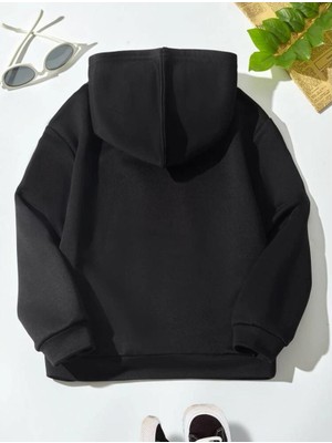 Siyah Blackpink Hayvanlı Hoodie