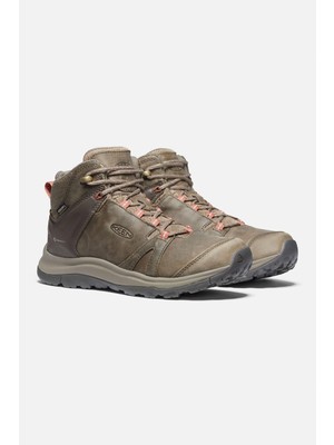 Keen Terradora 2 Leather Mid Wp - Deri Su Geçirmez Kadın Botu - Açık Kahverengi