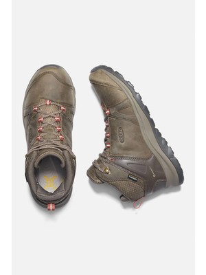 Keen Terradora 2 Leather Mid Wp - Deri Su Geçirmez Kadın Botu - Açık Kahverengi